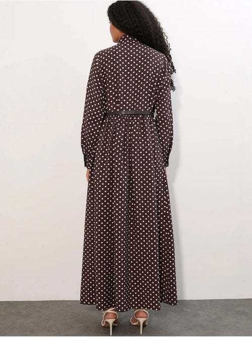 Vestido camisero maxi de lunares bdart - Kiabi Vestido camisero maxi de lunares bdart - Kiabi