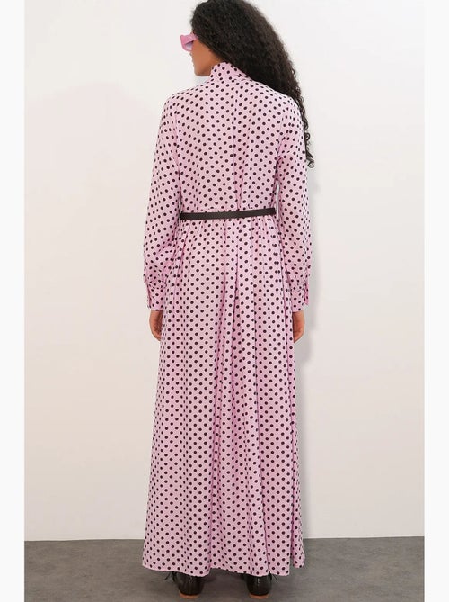 Vestido camisero maxi de lunares bdart - Kiabi Vestido camisero maxi de lunares bdart - Kiabi