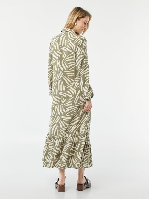 Vestido camisero premamá - Kiabi