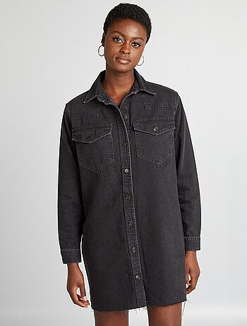 Vestido camisero vaquero