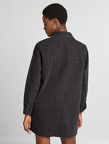 Vestido camisero vaquero
