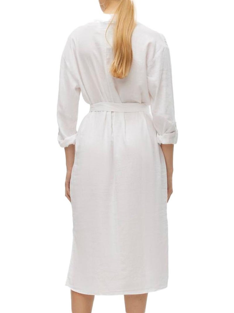 Vestido Camisero Vero Moda para Mujer Blanco - Kiabi