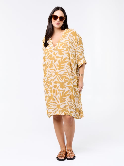 Vestido camiseta corto - Kiabi