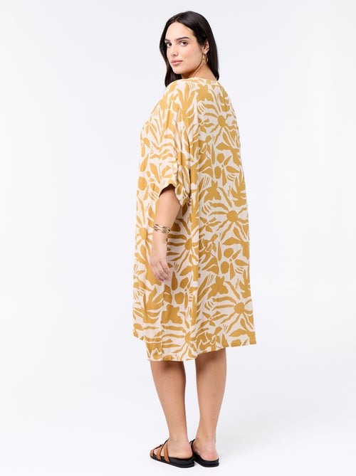 Vestido camiseta corto - Kiabi