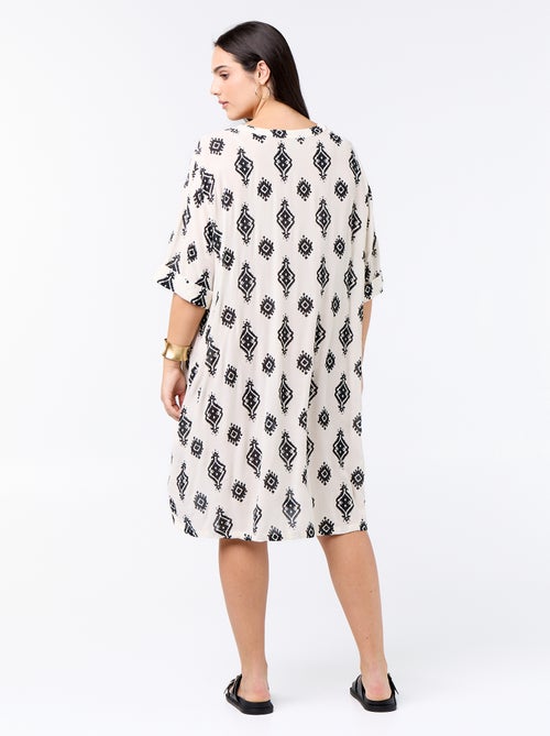 Vestido camiseta corto - Kiabi