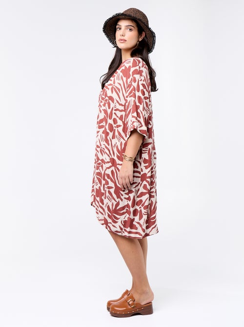 Vestido camiseta corto - Kiabi