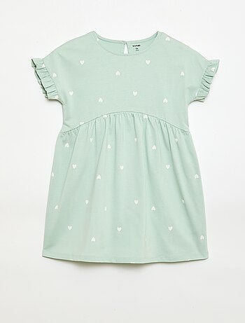 Vestido camiseta de manga corta