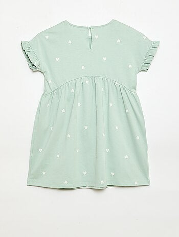 Vestido camiseta de manga corta