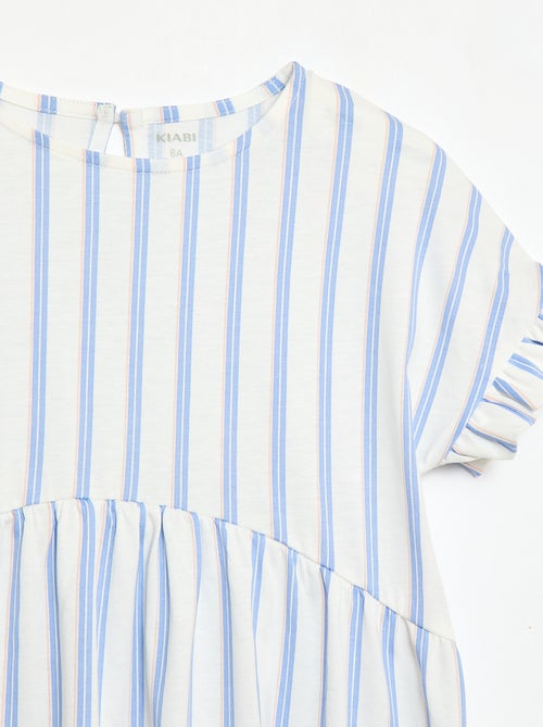 Vestido camiseta de manga corta - Kiabi