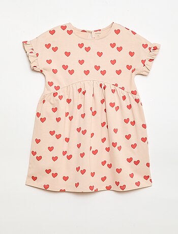 Vestido camiseta de manga corta
