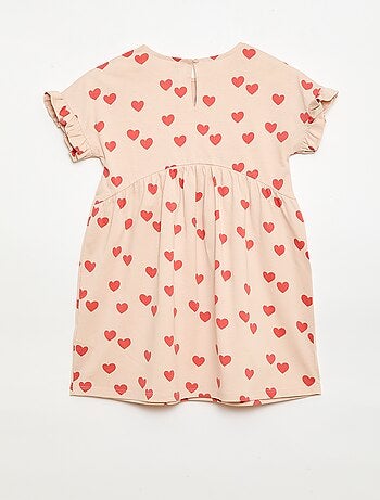 Vestido camiseta de manga corta