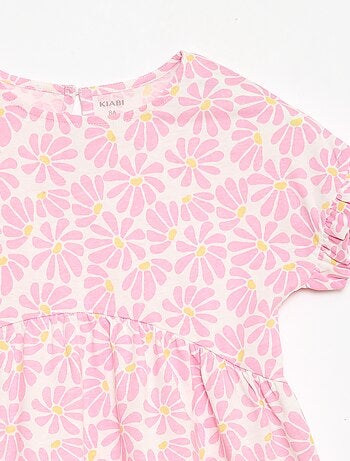 Vestido camiseta de manga corta