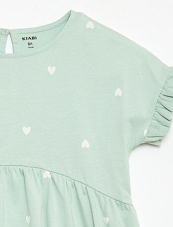 Vestido camiseta leopardo