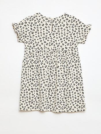 Vestido camiseta leopardo