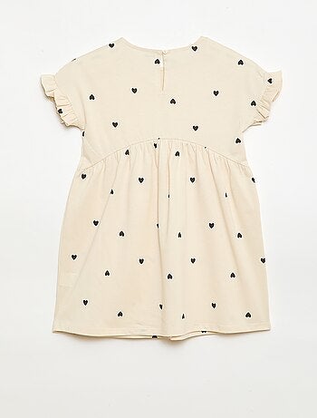 Vestido camiseta leopardo