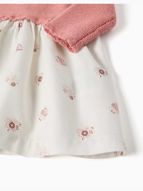Vestido combinado con estampado floral - Kiabi Vestido combinado con estampado floral - Kiabi