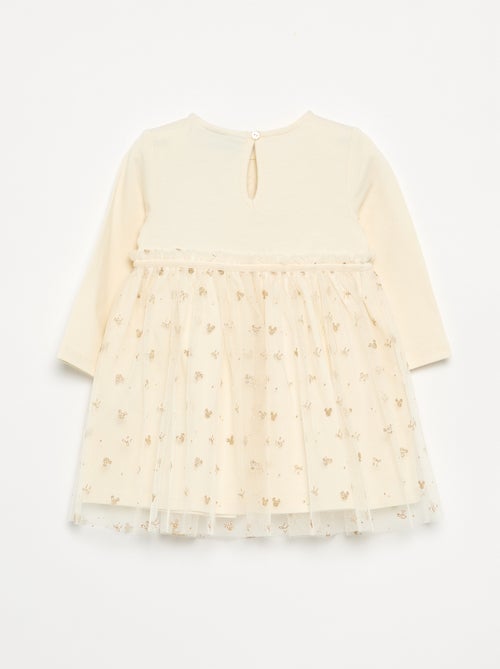 Vestido con bajo de tul 'Minnie' 'Disney' - Kiabi Vestido con bajo de tul 'Minnie' 'Disney' - Kiabi