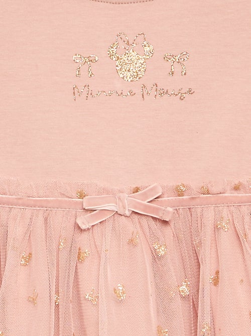 Vestido con bajo de tul 'Minnie' 'Disney' - Kiabi Vestido con bajo de tul 'Minnie' 'Disney' - Kiabi