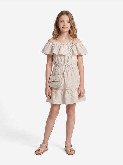 Vestido con cintura elástica - Kids Star - Kiabi