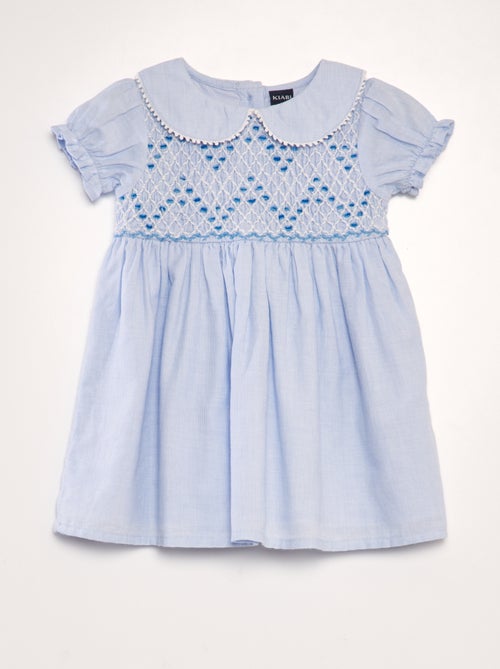 Vestido con cuello bebé - Kiabi