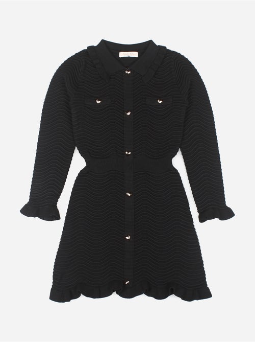 Vestido con cuello de camisa - Kids Star - Kiabi Vestido con cuello de camisa - Kids Star - Kiabi