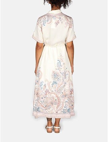Vestido con cuello de camisa