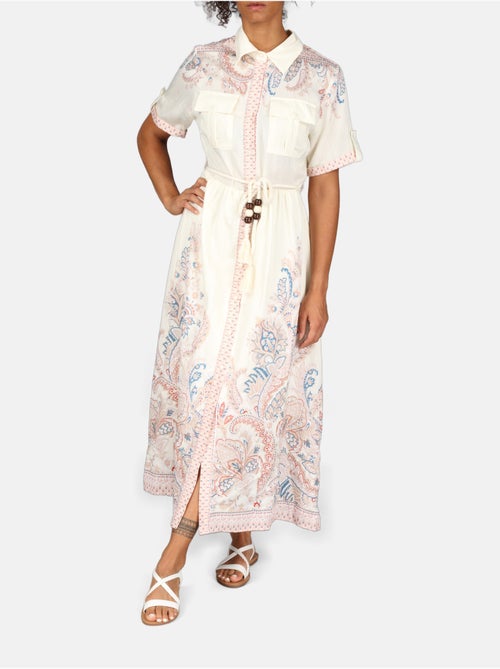 Vestido con cuello de camisa - Kiabi Vestido con cuello de camisa - Kiabi