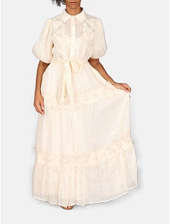 Vestido con cuello de camisa