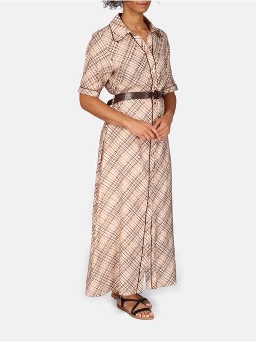 Vestido con cuello de camisa - Kiabi Vestido con cuello de camisa - Kiabi