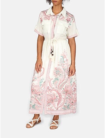 Vestido con cuello de camisa