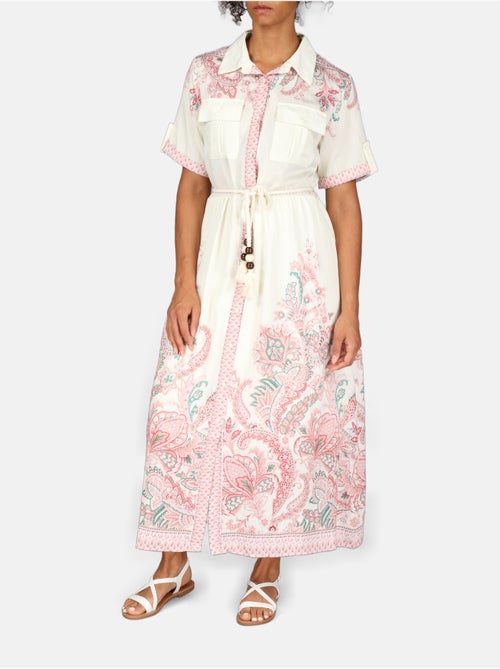 Vestido con cuello de camisa - Kiabi Vestido con cuello de camisa - Kiabi