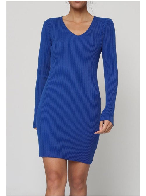 Vestido con cuello en v kebello - Kiabi