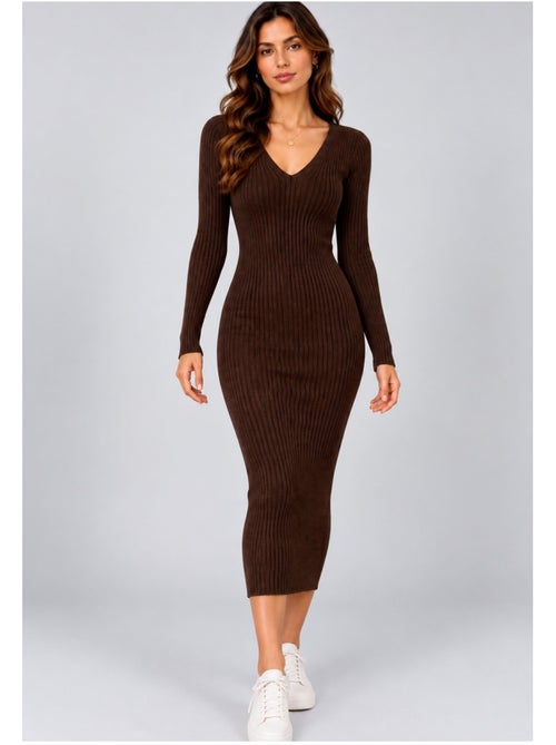 Vestido con cuello en v kebello - Kiabi Vestido con cuello en v kebello - Kiabi