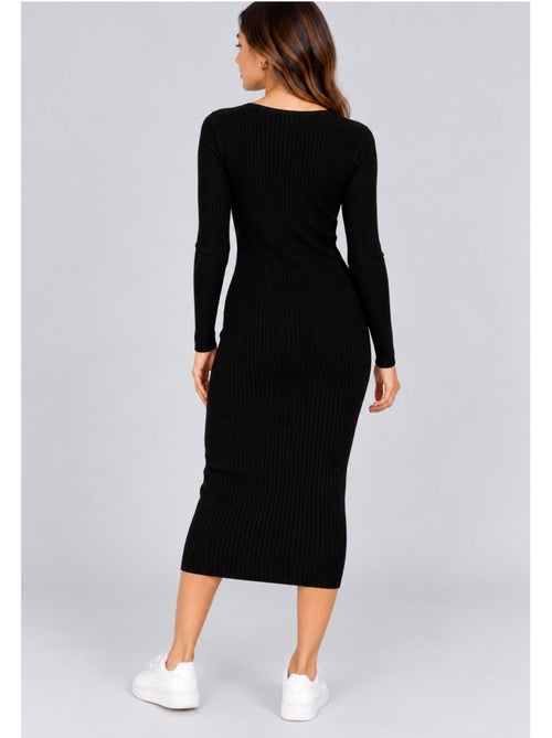 Vestido con cuello en v kebello - Kiabi Vestido con cuello en v kebello - Kiabi