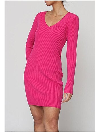 Vestido con cuello en v kebello