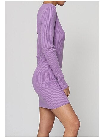 Vestido con cuello en V Kebello