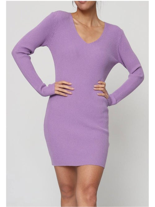 Vestido con cuello en V Kebello - Kiabi