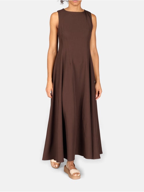 Vestido con cuello redondeado - Kiabi Vestido con cuello redondeado - Kiabi