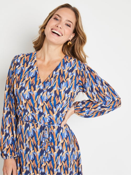 Vestido con estampado de follaje - Afibel - Kiabi