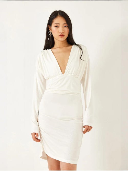 Vestido con laterales fruncidos lucci - Kiabi