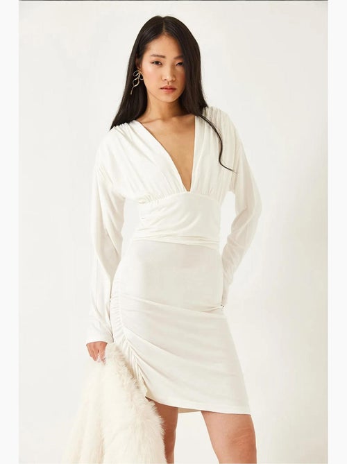 Vestido con laterales fruncidos lucci - Kiabi