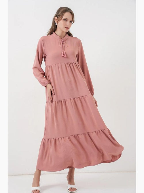 Vestido con lazo en el cuello bdart - Kiabi