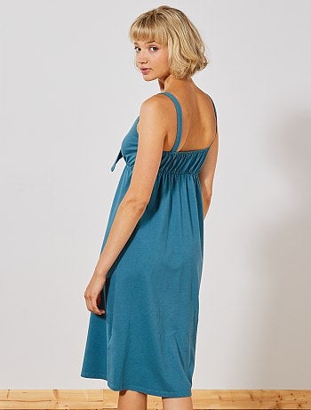 Vestido con lazo en el pecho - Kiabi