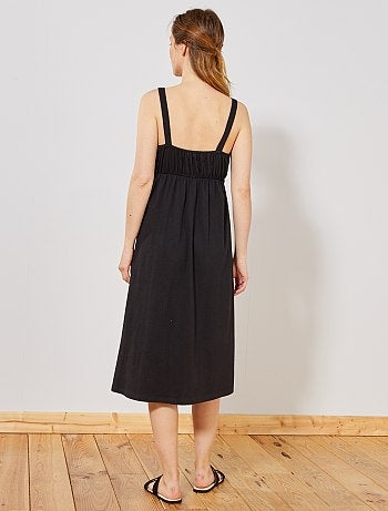 Vestido con lazo en el pecho - Kiabi