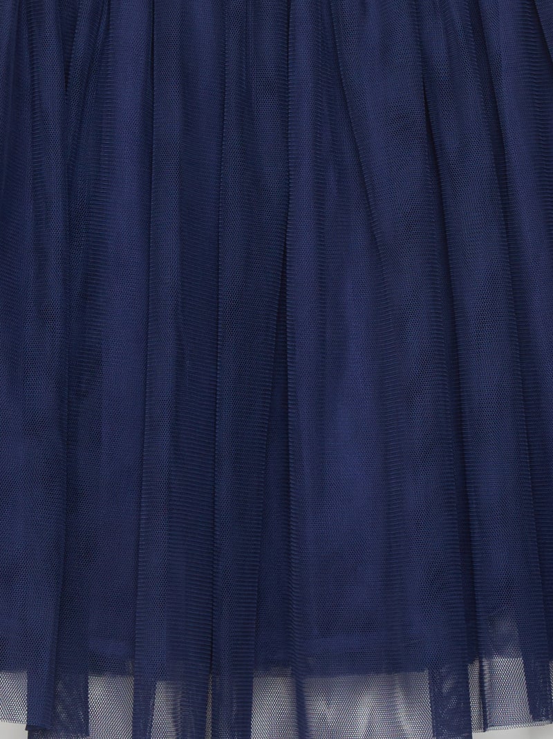 Minivestido Taruri de lentejuelas azul