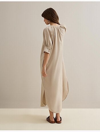 Vestido con lino, MO Fashion