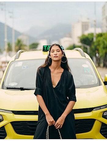 Vestido con lino, MO Fashion