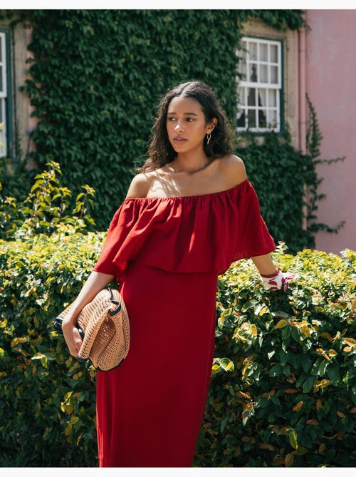 Vestido con lino, MO Fashion - Kiabi