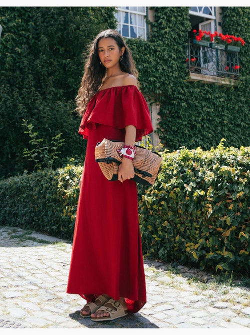 Vestido con lino, MO Fashion - Kiabi