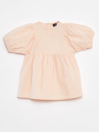 Vestido con manga globo